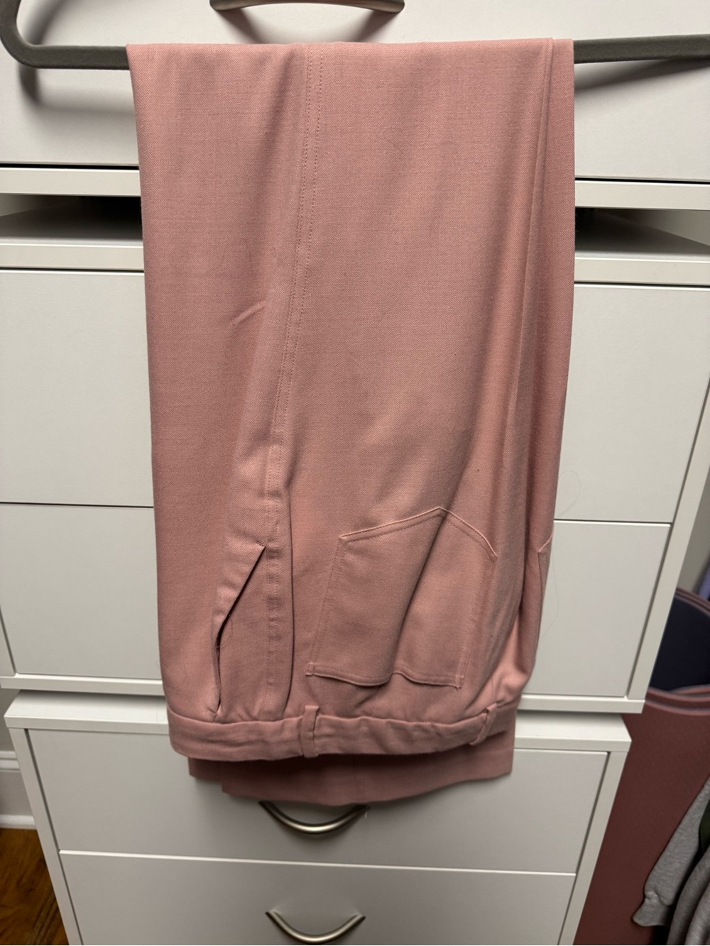LoveShackFancy Dusty Rose Pull-On Skirt